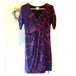 A Pea in the Pod purple maternity dress